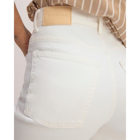 Everlane The Way-High Slim Jean in Bright White 32R - Picture 3 of 6